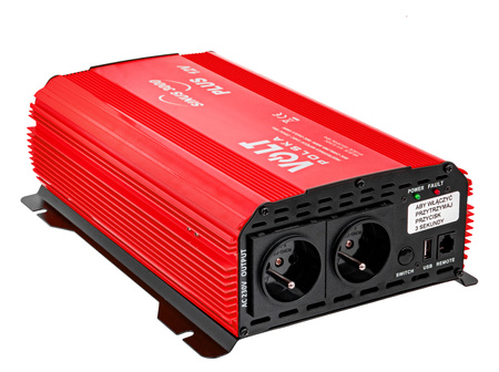 Przetwornica napięcia prądu IPS-3000 PLUS (12V/230V/3000W) PILOT VOLT POLSKA