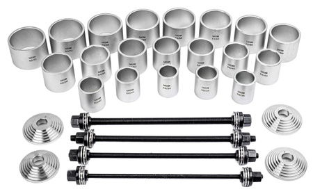 Zestaw ściagaczy ściągacz tulei wahacza łożysk sworzni adaptery 28el JCB