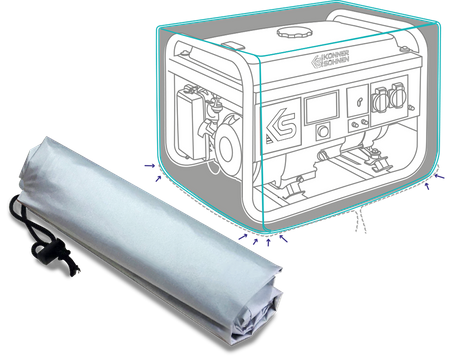Pokrowiec na generator odporny KS COVER 10 Könner&Söhnen KS