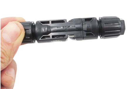 Konektor na kabel MC4 zestaw złączy szeregowych z pinami