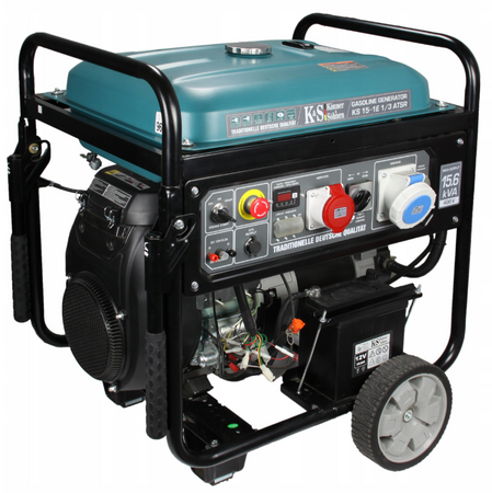 Generator prądu BENZYNA Könner&Söhnen KS 15-1E 1/3 ATSR + generator inwertorowy Marpol AVR 3,5 kW + AVR 2 kW