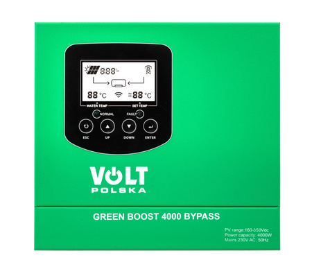 Inwerter przetwornica solarna do grzania wody bojlera GREEN BOOST BYPASS 4000 VOLT POLSKA