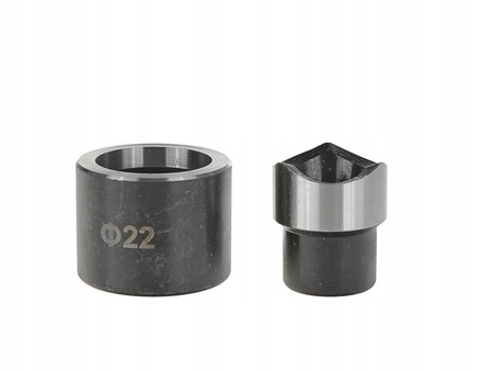 Wycinak hydrauliczny do otworów blachy adaptery praska 22-60mm 10T GEKO