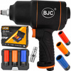 Klucz pneumatyczny udarowy do kół 1/2" BJC + nasadki do felg 17 19 21mm JCB