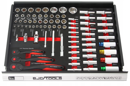 Profesjonalna Szafka Narzędziowa Wózek Warsztatowy 7 szuflad 298 el BJC