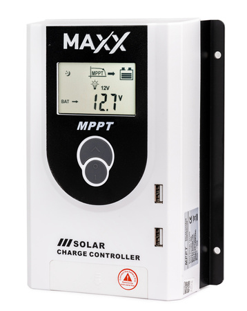 Regulator ładowania kontroler solarny 12V panel LCD 30A MPPT 4SUN