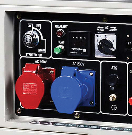 Agregat prądu diesel Könner&Söhnen KS 9200HDES-1/3 ATSR + generator inwertorowy AVR 2 kW Marpol M82483