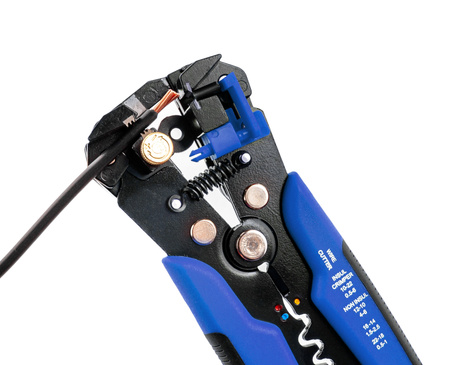 Wielofunkcyjny ściągacz izolacji przewodów kabli 0.2-6mm zaciskarka +260 el FALON-TECH