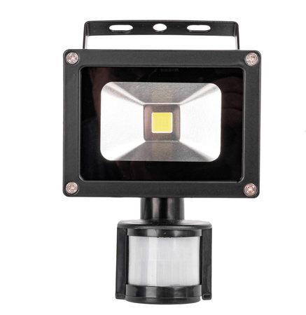 Naświetlacz Lampa LED z czujnikiem ruchu + Panel solarny 10W VOLT POLSKA