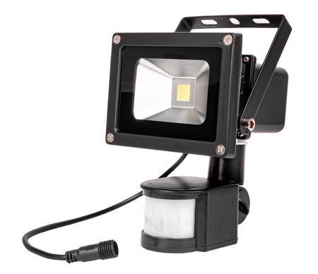 Naświetlacz Lampa LED z czujnikiem ruchu + Panel solarny 10W VOLT POLSKA