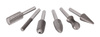 Frezy trzpieniowe HSS do metalu pilniki 6 szt. FALON-TECH