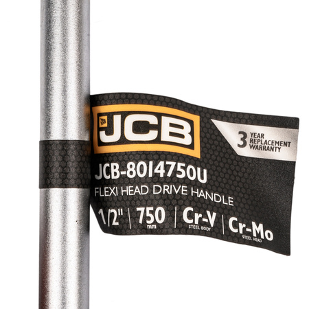 Pokrętło przegubowe obrotowe rękojeść z przegubem klucz do kół 1/2" 750mm JCB