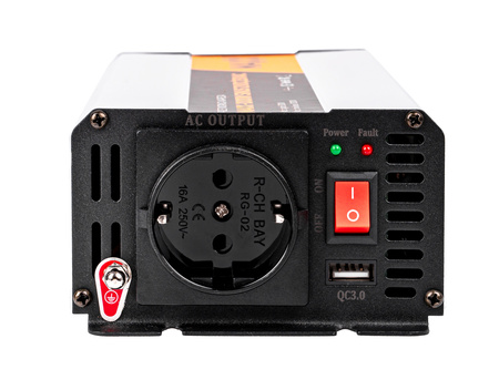 Przetwornica prądu napięcia czysty sinus 12v 230v 500/1000w MAXX 4SUN