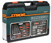 Zestaw narzędziowy klucze nasadowe wkrętaki bity 122 el STOHR 58690 YATO