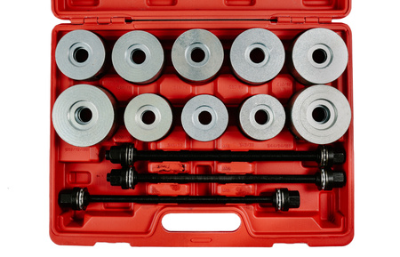 Zestaw ściągaczy do tulei i wahaczy 27 elementów FALON-TECH