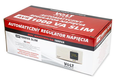 Stabilizator napięcia AVR 1000VA 1000 8% agregat slim VOLT POLSKA