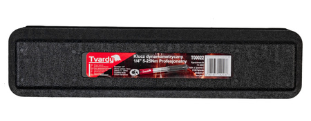 Klucz dynamometryczny 1/4" 270 mm 5-25 Nm TVARDY