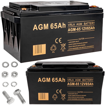 Akumulator AGM 12V 65Ah Bezobsługowy VOLT POLSKA