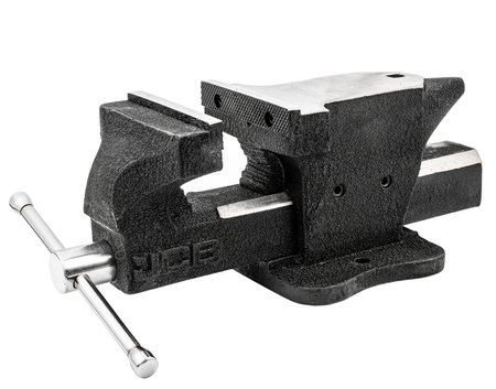 Profesjonalne imadło ślusarskie 125mm stalowe z kowadłem JCB