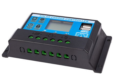 Zestaw solarny / fotowoltaiczny 180W 12V (panel solarny 180W, regulator napięcia 10A) VOLT POLSKA