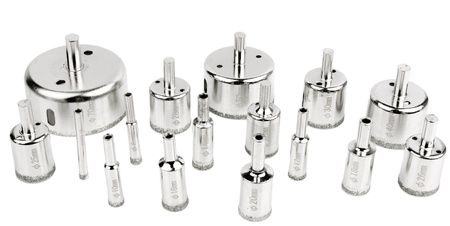 Otwornice diamentowe do gresu płytek szkła 6-70mm FALON-TECH