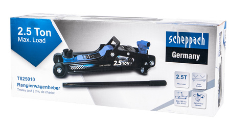 Podnośnik samochodowy żaba hydrauliczny niskoprofilowy lewarek 2,5 tony SCHEPPACH