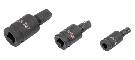 Zestaw przegubów kulistych udarowych 1/4 3/8 1/2 (3szt) SILVER