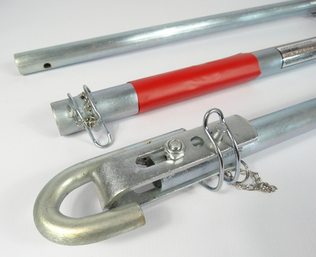 Hol sztywny holowanie 1800 kg TUV linka holownicza rozkładany CARPOINT