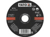 Tarcze tarcza do cięcia metalu stali inox 125 x 1,2 mm YATO