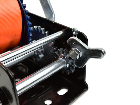 Wyciągarka wciągarka ręczna korbowa taśmowa pasowa na korbę 1125kg 2500 LBS GEKO