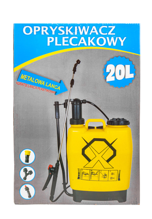 Opryskiwacz Ciśnieniowy Plecakowy Ręczny 20L (3 dysze) MAR-POL