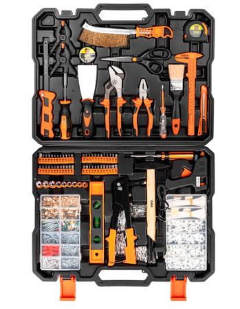 Zestaw narzędziowy warsztatowy młotek wkrętaki bity akcesoria xxl 1372el ISMA