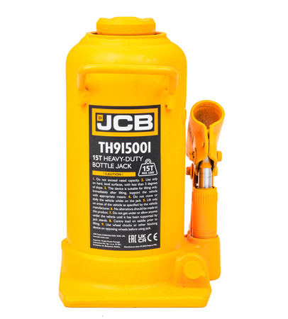 Podnośnik hydrauliczny słupkowy butelkowy maszynowy mocny lewarek 15 T JCB