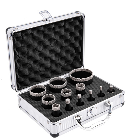 Zestaw otwornic diamentowych 6 - 68 mm - zestaw 11 el FALON-TECH