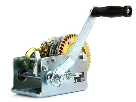 Wyciągarka korbowa linowa uciąg 1136 kg 2500 LB MAR-POL