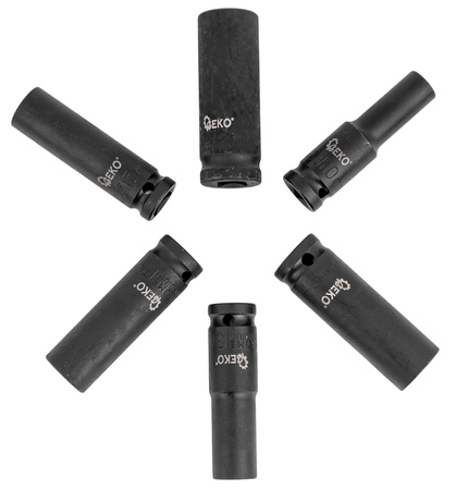 Zestaw klucz pneumatyczny udarowy do kół 1/2 1850 Nm + nasadki 10-21 mm BJC