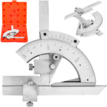 Kątomierz stolarski precyzyjny 0-320 stopni 0,02 mm FALON-TECH