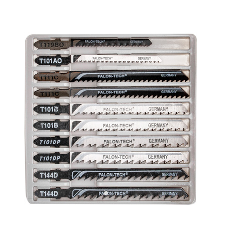 Noże brzeszczoty do wyrzynarki (10 sztuk) FALON-TECH