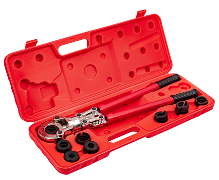 Zaciskarka Prasa Praska Hydrauliczna do rur PEX AL 8 matryc głowic GEKO