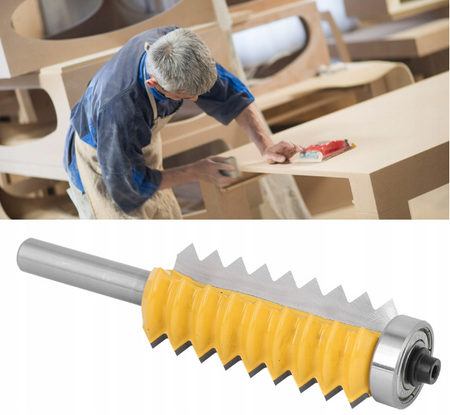 Frez trzpieniowy do połączeń wielowpustkowych 8mm wiertło do drewna beczek FALON-TECH