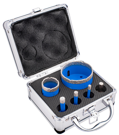 Otwornice diamentowe otwornica do gresu 6-68mm Zestaw 6el GEKO