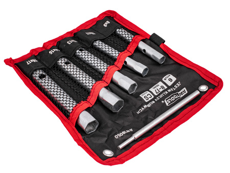 Klucze rurowe 8-17 mm zestaw kluczy 6 el. +płachta AW NARZĘDZIA