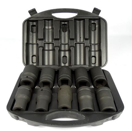 Klucz pneumatyczny udarowy BJC 1" 4800Nm + nasadki 10 sztuk