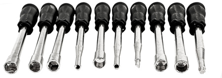 Klucze do regulacji gaźników wkrętaki (zestaw 10 szt) GEKO