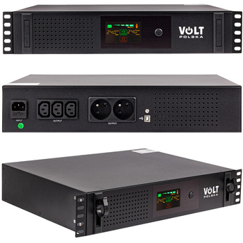 Zasilacz Awaryjny UPS RackUPS 19" ST850 (850VA/480W/9Ah) LCD VOLT POLSKA