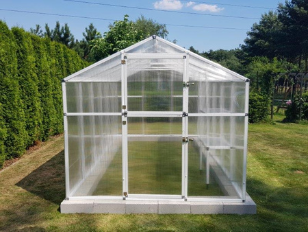 Tunel foliowy szklarnia ogrodowa Poliwęglan 210x271 (Pomidor) 5,69m2 PCV PTF POLSKA