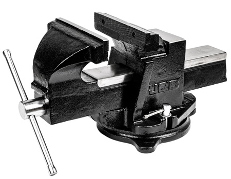 Profesjonalne imadło ślusarskie 200mm obrotowe stalowe JCB