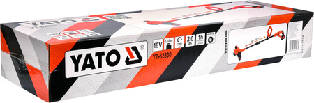 Podkaszarka akumulatorowa 18V + akumulator 2Ah i ładowarka YATO