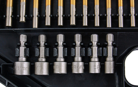 Zestaw wierteł bitów otwornic do metalu drewna betonu 246el FALON-TECH