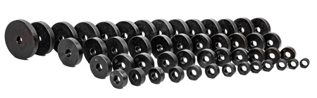 Ściągacz do tulei łożysk sworzni adapter prasy 18-74 mm zestaw 52 el FALON-TECH